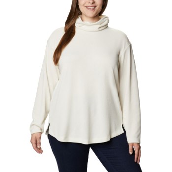 Columbia Ženske Majice S Kapuljačom - Pine Street Split Cowl Neck Plus Size Krem | VLPI-34597